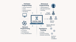 Fighting Fire with Fire: AI-Powered Multilayer Defense for Hospitality Platforms 28 Device Fingerprinting and Digital Identity